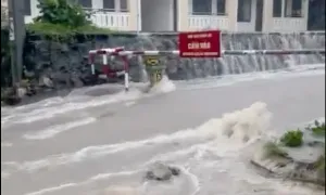 Nước chảy như thác ở Cù Lao Chàm
