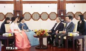 Tổng Bí thư Tô Lâm và phu nhân dự tiệc trà tại Hàn Quốc Tổng Bí thư Tô Lâm và phu nhân dự tiệc trà tại Hàn Quốc